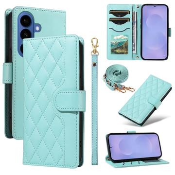 Husa portofel matlasata de lux Samsung Galaxy S26/S26 Pro - Verde