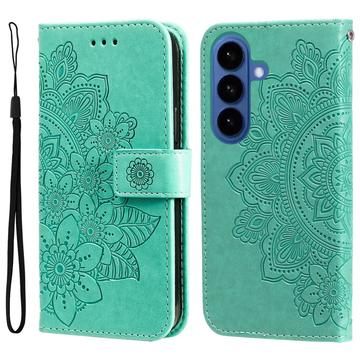 Husă Portofel Samsung Galaxy S26/S26 Pro - Mandala - Verde