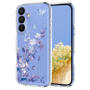 Samsung Galaxy S26 Pro Husă TPU cu model floral - Violet