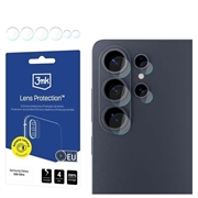 Geam Protecție Obiectiv Cameră Samsung Galaxy S26 Ultra - 3MK Hybrid - 4 Buc.