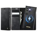 Husă portofel detașabilă 2-în-1 Samsung Galaxy S26 Ultra Caseme C49 - compatibil MagSafe, RFID - Negru