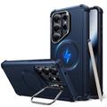 Husă Hibridă MagSafe Samsung Galaxy S26 Ultra ESR Cyber Tough Kickstand - Albastru