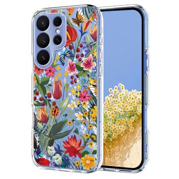 Samsung Galaxy S26 Ultra Husă TPU cu model floral - crini