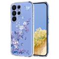 Samsung Galaxy S26 Ultra Husă TPU cu model floral - Violet