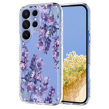 Samsung Galaxy S26 Ultra Husă TPU cu model floral - Glicină