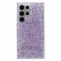 Husă TPU Samsung Galaxy S26 Ultra - Glitter Flakes - Violet