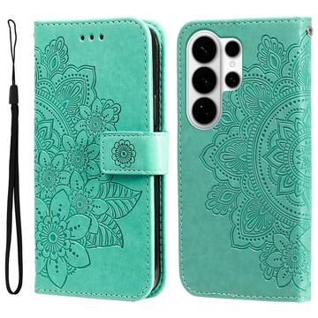 Husă Portofel Samsung Galaxy S26 Ultra - Mandala - Verde