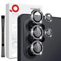 Set de protecții pentru lentila camerei cu cristale Samsung Galaxy S26 Ultra Northjo - Negru