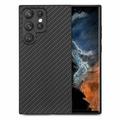 Husă premium Samsung Galaxy S26 Ultra cu textură din fibră de carbon - Negru