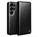 Husă Piele Portofel Samsung Galaxy S26 Ultra - Qialino Classic - Negru