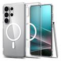 Husă Samsung Galaxy S26 Ultra - Spigen Ultra Hybrid Mag - Alb / Clar