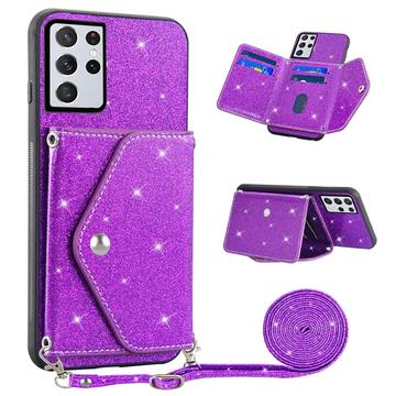 Husă cu Slot Card Samsung Galaxy S26 Ultra - Stardust - Violet