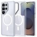 Samsung Galaxy S26 Ultra Husă hibridă în două tonuri - compatibilă cu MagSafe - alb