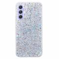 Husă TPU Samsung Galaxy S26+ - Glitter Flakes - Argintiu