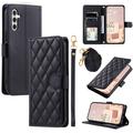 Husa portofel matlasata de lux - Samsung Galaxy S26+ - Negru