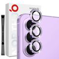 Set de protecții pentru lentila camerei cu cristale Samsung Galaxy S26+ Northjo - Violet