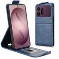 Husă verticală cu rabat și suport Samsung Galaxy S27 Pro - albastru închis