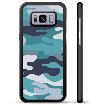 Capac Protecție - Samsung Galaxie S8 - Camuflaj Albastru