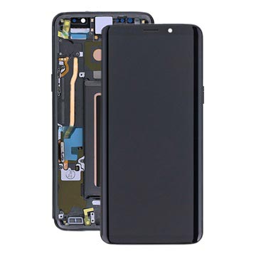 Carcasa frontala si display LCD Samsung Galaxy S9 GH97-21696C - gri