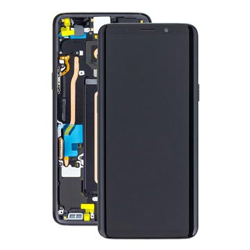 Carcasa frontala si display LCD Samsung Galaxy S9 GH97-21696A - negru