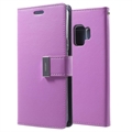 Husă portofel Mercury Rich Diary pentru Samsung Galaxy S9 (Vrac) - Mov