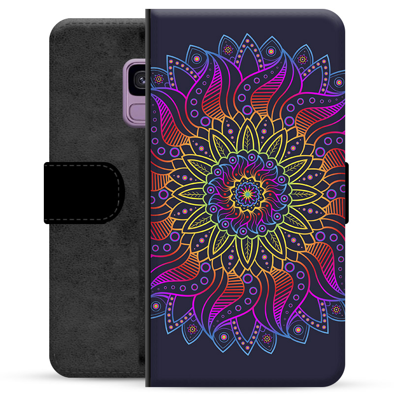 Husă Portofel Premium - Samsung Galaxie S9 - Mandala Colorată