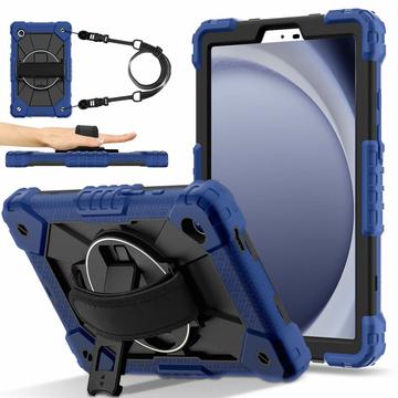 Husă Samsung Galaxy Tab A11 cu Curea de Mână - Heavy Duty 360