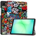 Husă Smart Folio Samsung Galaxy Tab A11 Tri-Fold - Graffiti
