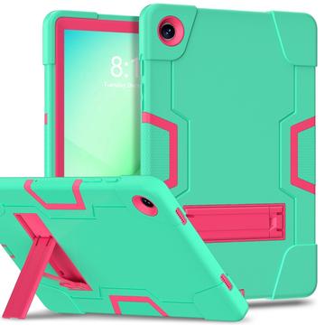 Samsung Galaxy Tab A11+ Husă hibridă stil robot cu suport pentru picior