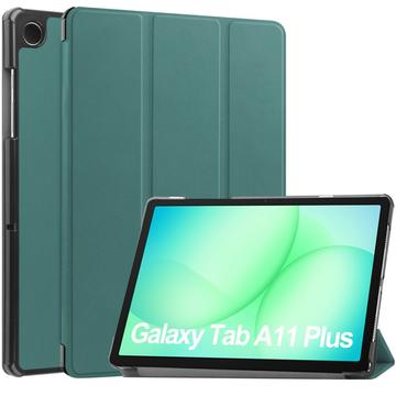 Husă Smart Folio Samsung Galaxy Tab A11+ Tri-Fold - Verde negricios