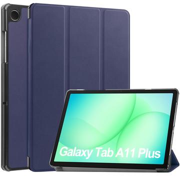 Husă Smart Folio Samsung Galaxy Tab A11+ Tri-Fold - albastru închis
