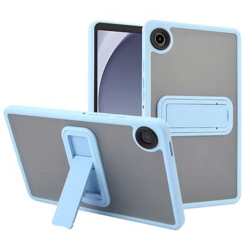 Husă hibridă rezistentă la șocuri Samsung Galaxy Tab A9 cu suport pentru picior - Albastru Deschis