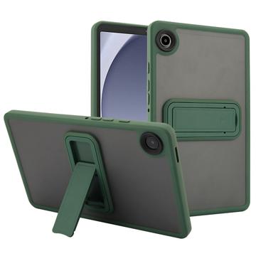 Husă hibridă rezistentă la șocuri Samsung Galaxy Tab A9 cu suport pentru picior - Verde