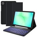 Husă cu tastatură Bluetooth Samsung Galaxy Tab A9/A11 Tech-Protect SmartCase Pen - Negru