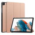 Husă Folio Smart Samsung Galaxy Tab A9 - Tri-Fold - Auriu Roze