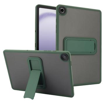 Husă hibridă rezistentă la șocuri Samsung Galaxy Tab A9+ cu suport pentru picior - Verde