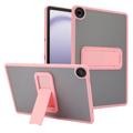 Husă hibridă rezistentă la șocuri Samsung Galaxy Tab A9+ cu suport pentru picior - roz