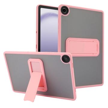 Husă hibridă rezistentă la șocuri Samsung Galaxy Tab A9+ cu suport pentru picior - roz