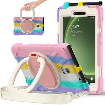 Husă Samsung Galaxy Tab Active5 cu Curea de Mână - Heavy Duty 360 - Multicolor