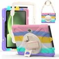 Husă Samsung Galaxy Tab Active5 Pro cu Curea de Mână - Heavy Duty 360 - Multicolor