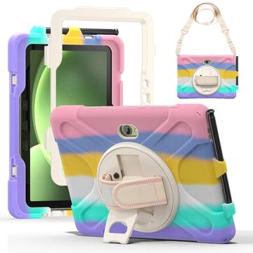 Husă Samsung Galaxy Tab Active5 Pro cu Curea de Mână - Heavy Duty 360 - Multicolor