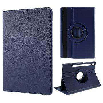 Carcasă rotativă Folio 360 Samsung Galaxy Tab S10 FE+ - albastru închis