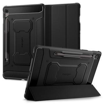 Husă Folio Samsung Galaxy Tab S10 FE+ - Spigen Rugged Armor Pro - Negru