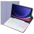 Carcasă cu tastatură Bluetooth Samsung Galaxy Tab S10 Lite/S10 FE/S9 FE/S9 - Violet