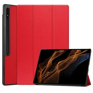 Husă Folio Smart Samsung Galaxy Tab S10 Ultra - Tri-Fold - Roșu