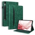 Husă Folio Samsung Galaxy Tab S11/S10 Lite/S10 FE/S9 FE/S9/S8/S7 Business Style - Verde