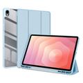 Husă Folio Smart Pliabilă Samsung Galaxy Tab S11 - Dux Ducis Toby - Albastru Deschis