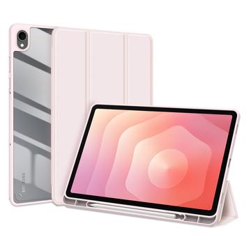 Husă Folio Smart Pliabilă Samsung Galaxy Tab S11 - Dux Ducis Toby - Roz Deschis