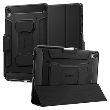 Husă Folio Samsung Galaxy Tab S11 - Spigen Rugged Armor Pro - Negru