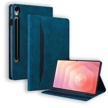 Husă Folio Samsung Galaxy Tab S11 Ultra Business Style - Albastru